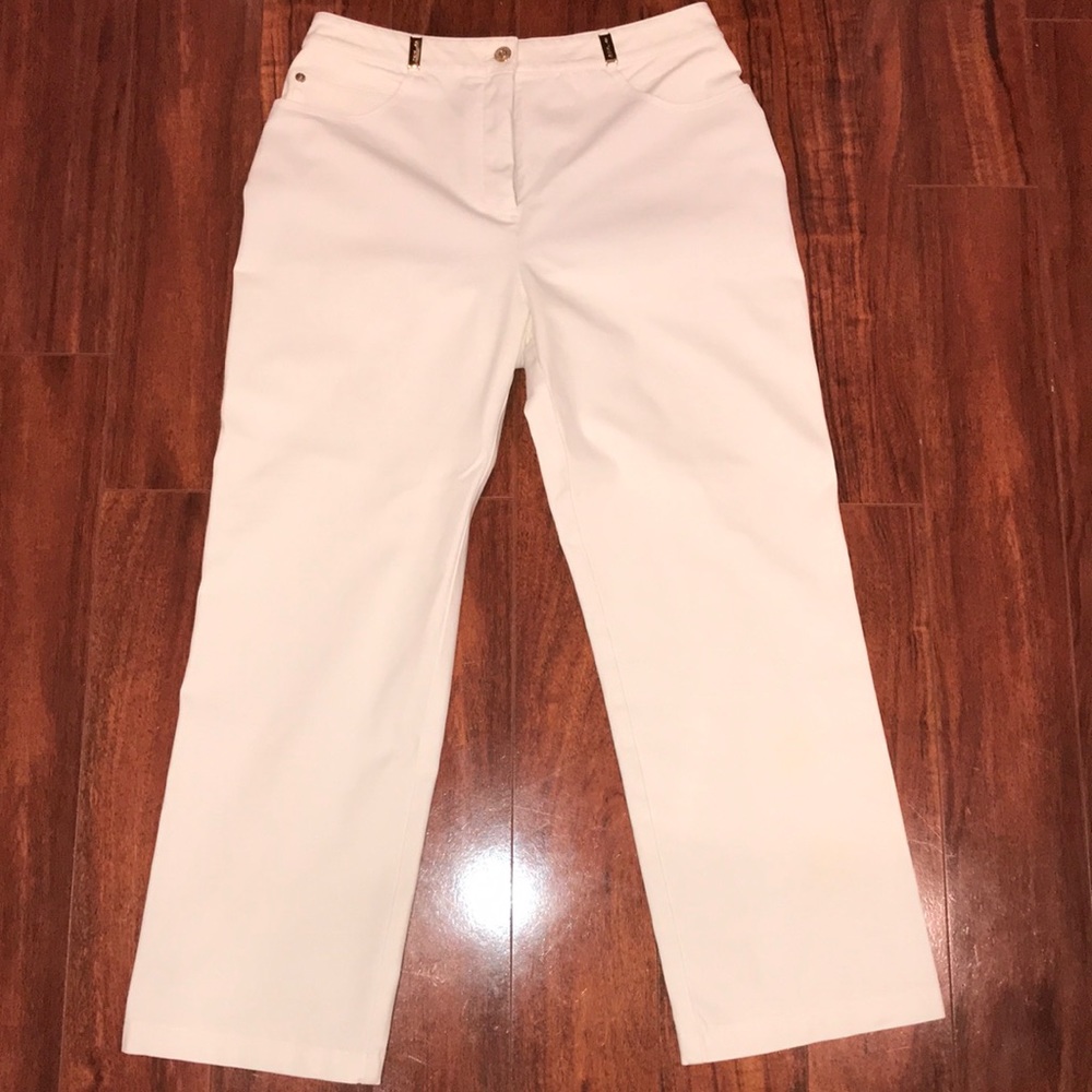 St. John white jeans